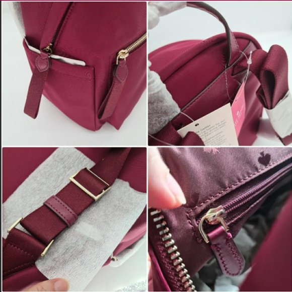 Kate Spade Chelsea Medium Backpack Blackberry Preserve - Picture 2 of 10